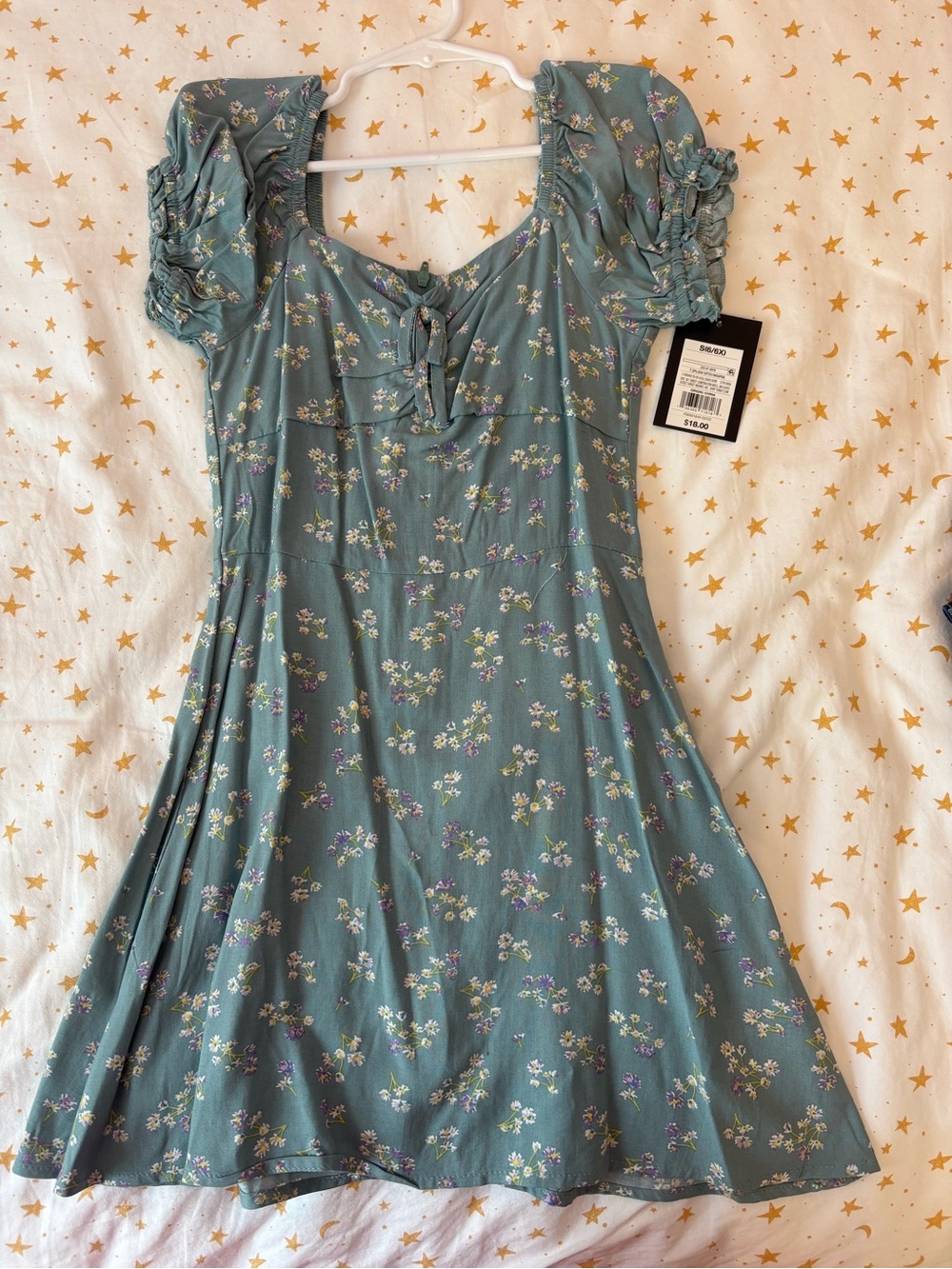 Girls Small Art Class Ditsy Floral Dress NWT
